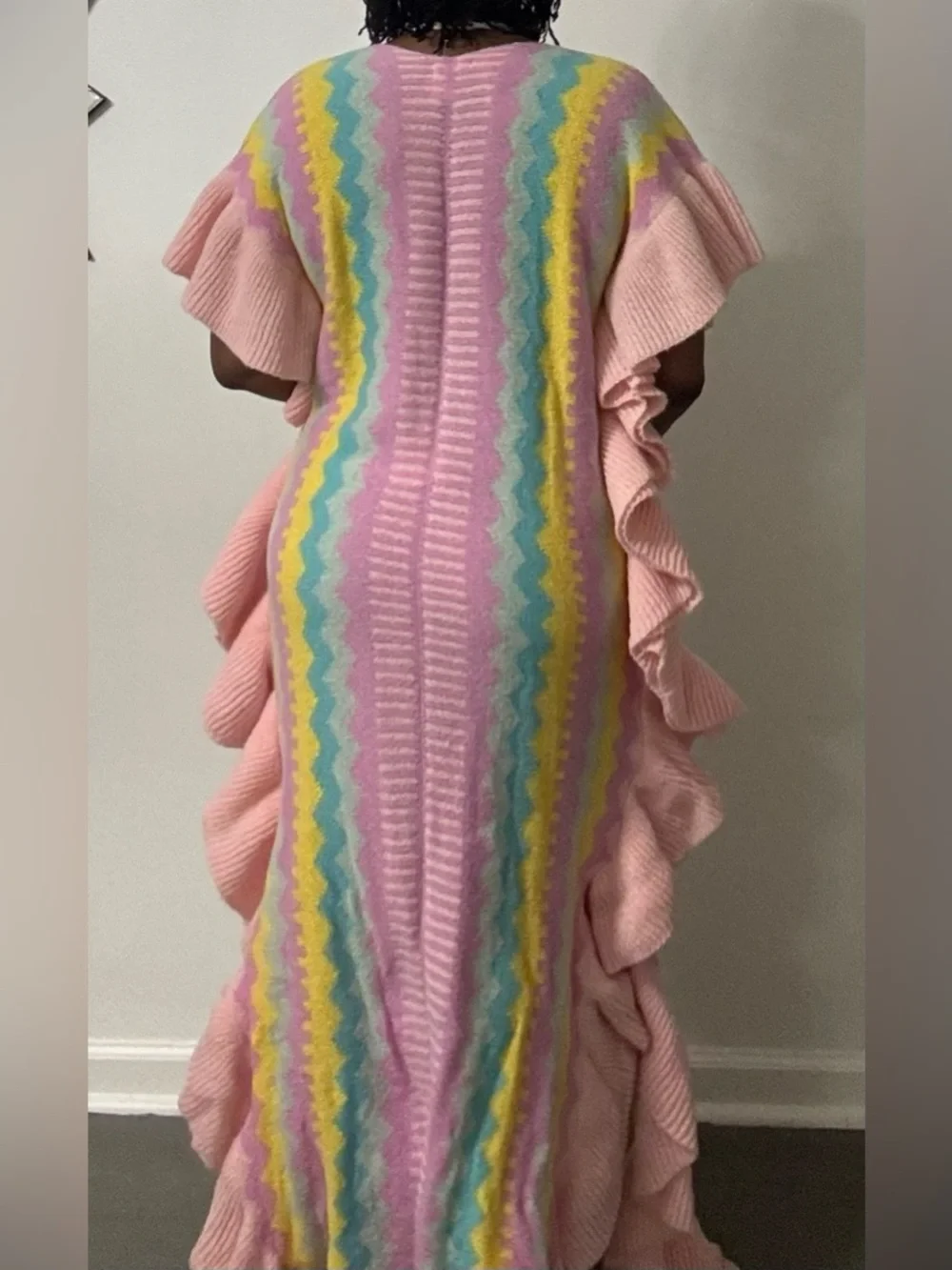 Knit Ruffle Sweater - Picture 3 of 3